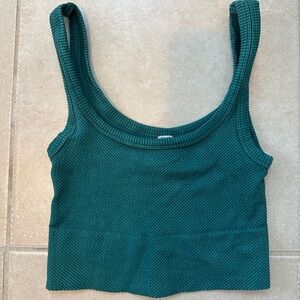 Nikibiki Deep Teal Ribbed Top
